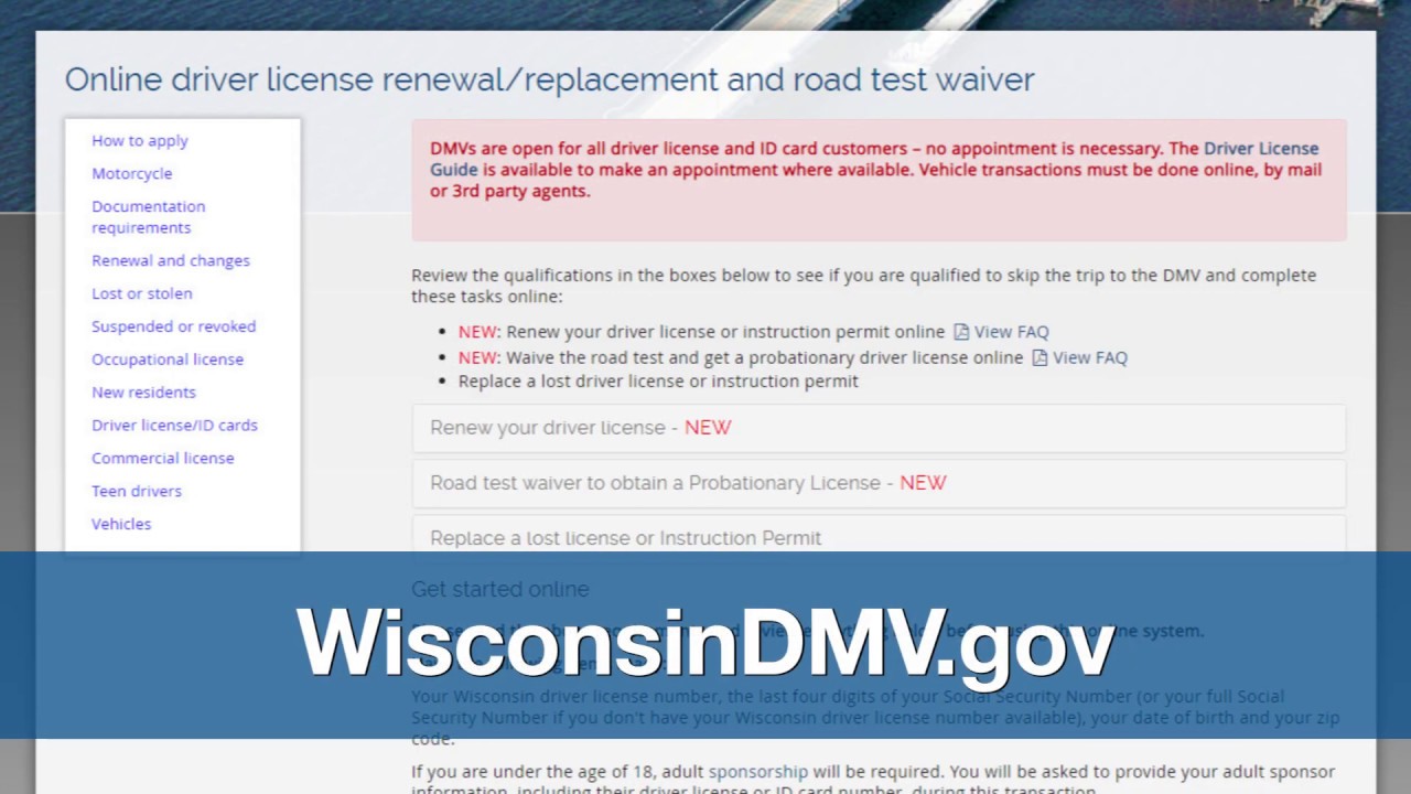 New DMV Online Services Available Now