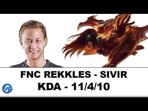 FNC Rekkles - Sivir vs Ashe - EUW SoloQ