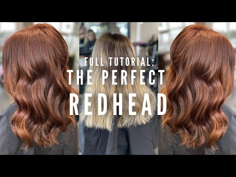 Blonde to RED in one easy step - how I dye bleached hair to the perfect Auburn Natural Ginger Color!