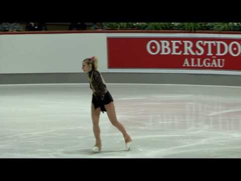Daniela Valloni-Gold Ladies III Artistic Freeskate - 2016 Oberstdorf