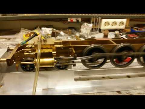 NS 6100 op perslucht: live steam spoor 1