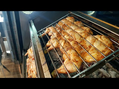 Sicín grilled gualaigh iontach i stíl Araibis | Sicín Meilte | bia sráide Tuircis