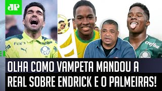 ‘Sobre o Endrick, eu não duvido que…’: Vampeta fala tudo sobre o Palmeiras