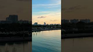 Early Morning Cruise Ships in Port of Miami | Sunrise Harbor Views