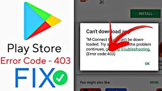 how to fix cant download apps play store error cod