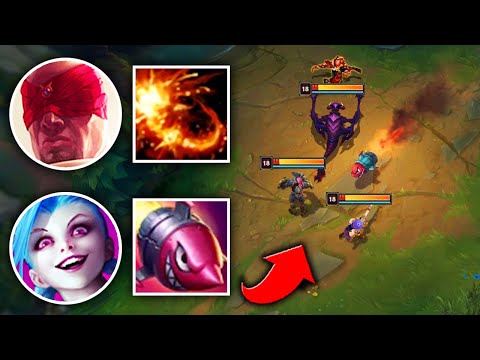 WHEN HEIZ GETS LEE SIN IN ARAM AND ZWAG GOES SNIPER JINX - League of Legends