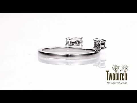 0.25 Ct. Graduated Four Stone Shared Prong Set Ring Wrap - TwoBirch - TB-WRAP-0004-WG-E