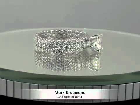 3.05ct Cushion Cut Diamond Engagement Anniversary Ring- Mark Broumand