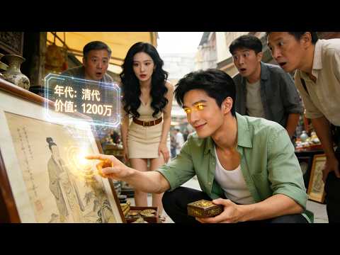 【FULL】He Awakened the Divine Eye,Can Appraisal Treasures, Married a Beauty!#minidrama