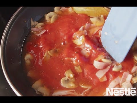 🍅 Salsa de tomate con setas - Recetas Tomate Solís