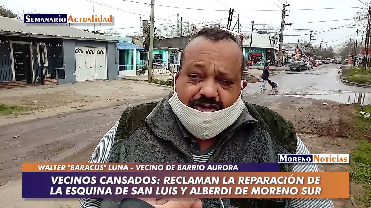 Vecinos cansados: Reclaman la reparación de la esquina de San Luis y ...