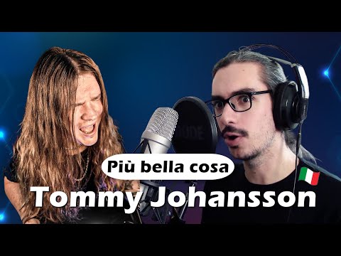 ITALIAN Vocal Coach reacts to Tommy Johansson covering Eros Ramazzotti... METAL!! // Full Analysis