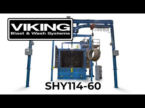Spinner hanger shot blasting machine-SHY114-60