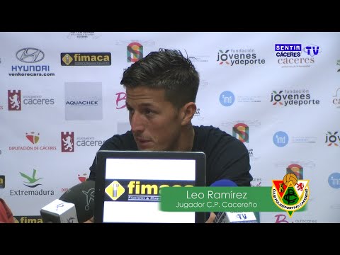 Leo Ramírez: CP Cacereño - UD Logroñes (2ª'B' Gr.I 15/16)