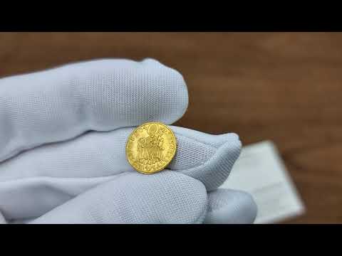 Austria, Salzburg, Johann Ernst Graf ThunHohenstein. 1/4 ducat 1704, Salzburg | Aukcja 29 Niemczyk