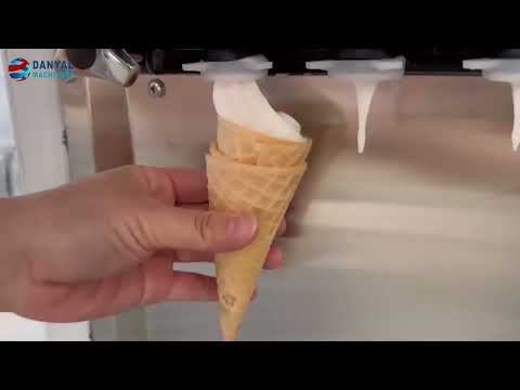 Soft serve ice cream machine 😊😋🍧🍦🧁#businessideas #snacks #summer #machine