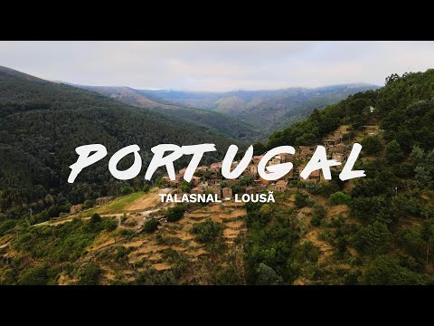 Talasnal Stone Village, Serra da Lousã, Portugal | 4K Drone Aerial Footage