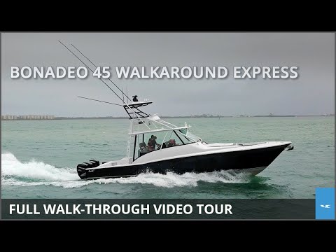 Bonadeo 45 Express Walkaround Sportfish Boat Full Walk-through