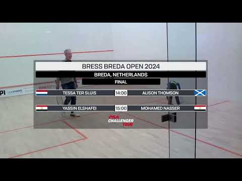 Live Squash: BRESS Breda Open 2024 - Semi-Finals