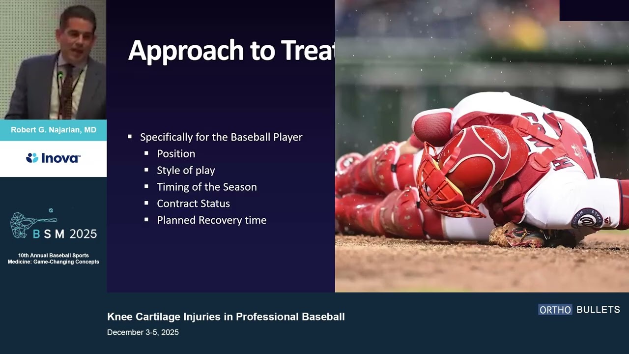 Knee Cartilage Injuries in Professional Baseball_Robert G. Najarian MD
