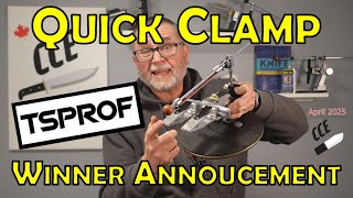 LIVE Giveaway Draw. TSPROF Quick Clamps - Draw happened at 11AM on Good Friday