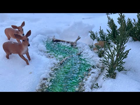 How to make realistic water for Dioramas and Christmas Villages