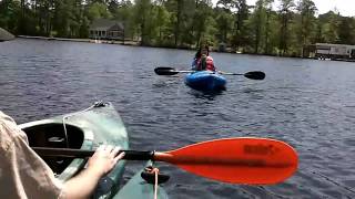 preview picture of video 'Kayaking on Lake Upchurch'