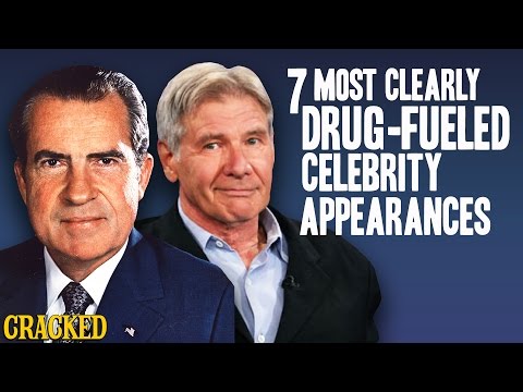 The  7 Most Clearly Drug-Fueled Celebrity Appearances - The Spit Take