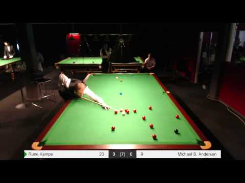 Snooker DM 2015 semifinale, Rune Kampe vs. Michael B. Andersen