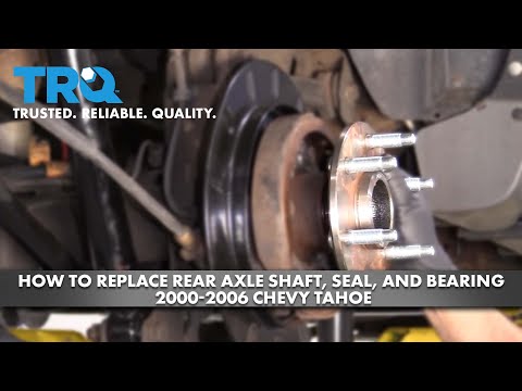How to Replace Rear Axle Shaft, Seal, and Bearing 2000-2006 Chevy Tahoe