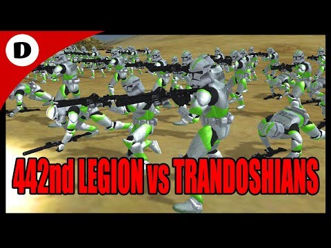 442nd CLONE LEGION vs TRANDOSHIANS ~ Star Wars Mod Tournament (DAY 6)