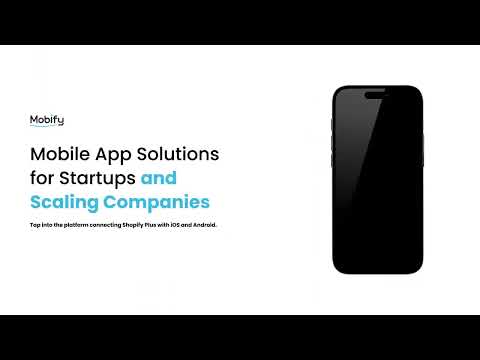 Builds iOS & Android apps unlimited push notifications multiple themes  Mobify allows merchant