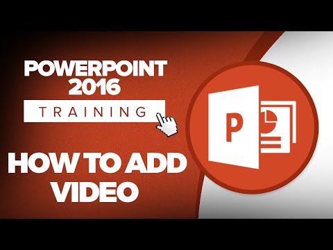 How to Add Videos to a Microsoft PowerPoint 2016 Presentation. PPT 2016 Tutorials.