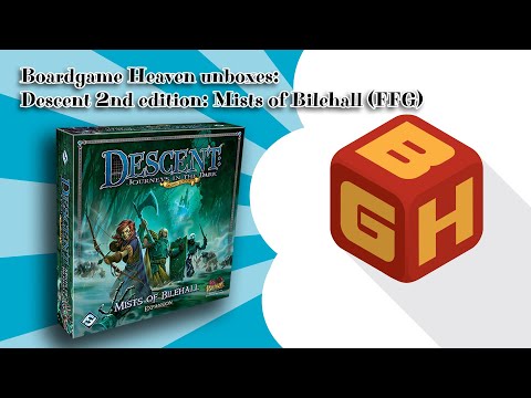 Board Game Heaven Unboxing 100: Descent 2nd ed. - Mists of Bilehall