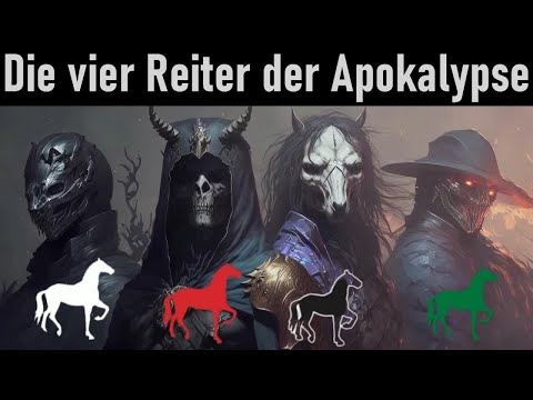 8 Länder haben die Farben der apokalyptischen Reiter! ➤ 4 Siegel jetzt gebrochen
