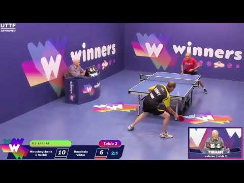 Winners League  06.09.21 Miroshnychenko Serhii - Hanzhala Viktor 12:30