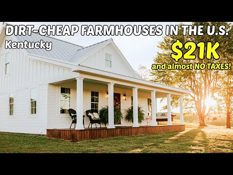 6 DIRT-CHEAP FARMHOUSES For Sale in KENTUCKY– Hidden Real Estate Goldmines!