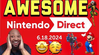 Nintendo Direct was Freaking Awesome