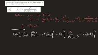 Uniform Convergence- sequence of functions-3