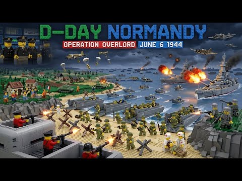 LEGO D-Day Normandy! ⚓ Operation Overlord - Largest Invasion Ever! 🎖️
