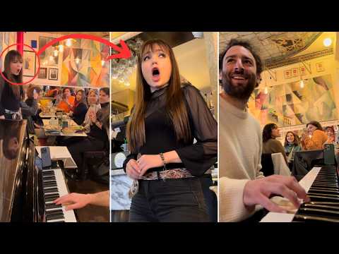 QUEEN OF THE NIGHT in a restaurant 😱 BEST public performance!