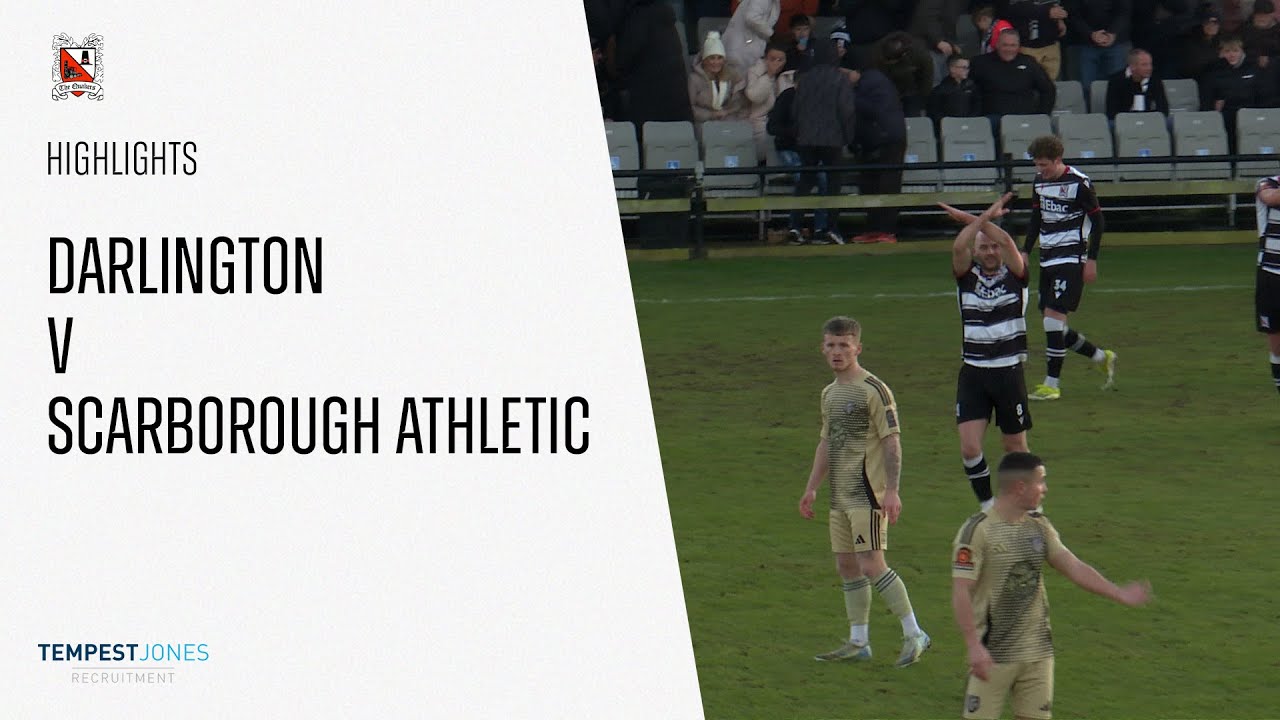 Match Highlights: Darlington v Scarborough Athletic - National League North