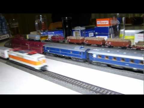 18. Stummi-Treff WN,  17 - BR 05 002 mit Schnellzugwagen-Set (Märklin 42753) in voller Fahrt