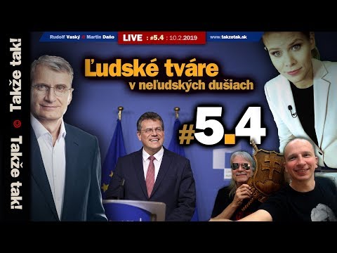 Takže tak! #5.4 Live: Ľudské tváre v neľudských dušiach