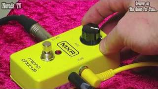 MXR Micro Chorus, Phase 90, GT-OD, Tweak Fuzz and Fender Super Sonic 22