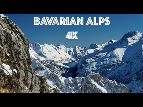 German and Austrian Alps in winter | 4K Drone DJI Mavic Air