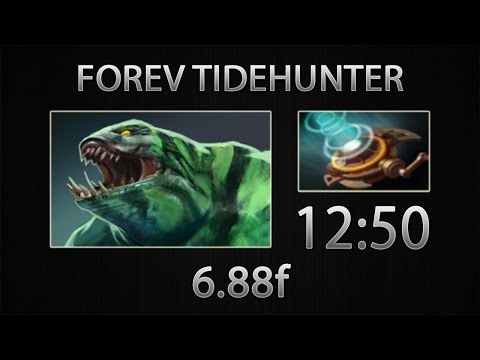 Dota 2 Tidehunter Fast Farm - FoREv - Mekansm - 12:50 [6.88f]