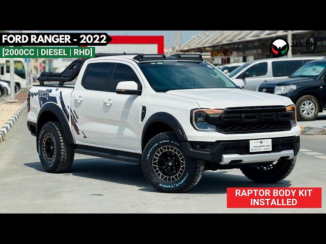فورد رانجر WILDTRAK 2022 | 2.0L DIESEL ENGINE | AT| RHD| HEAVY 4X4 SPORT BAR | ROOF MOUNTED LED LIGHTS | TESLA STYLE MUL video