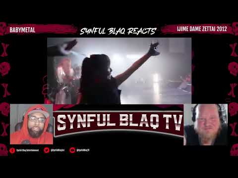 Anotha Amazing Performance! Synful Blaq Reacts - BABYMETAL - Ijime, Dame, Zettai 2012