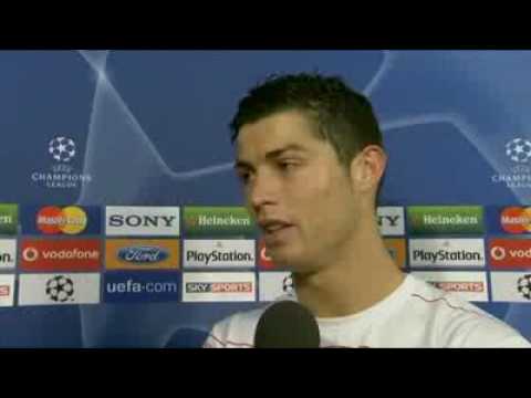 Cristiano Ronaldo interview Fc Porto 0-1 Man utd (2-3 agg) HQ
